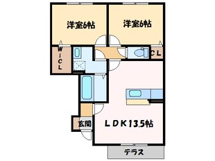 クレールメゾンC棟の物件間取画像